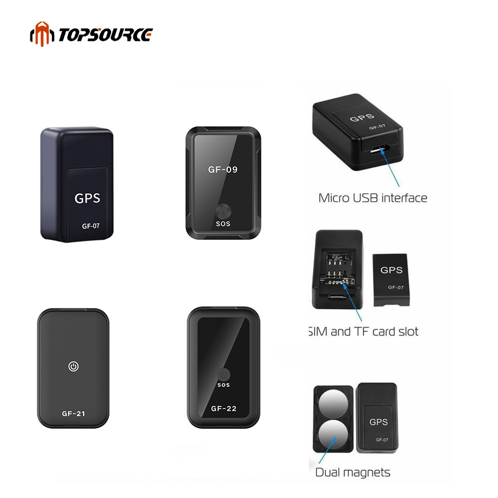TOPSOURCE Wireless Mini GPS Tracker GF-07 GF-09 GF-21 GF-22 Magnetic Mount Car Motorcycle Real Time