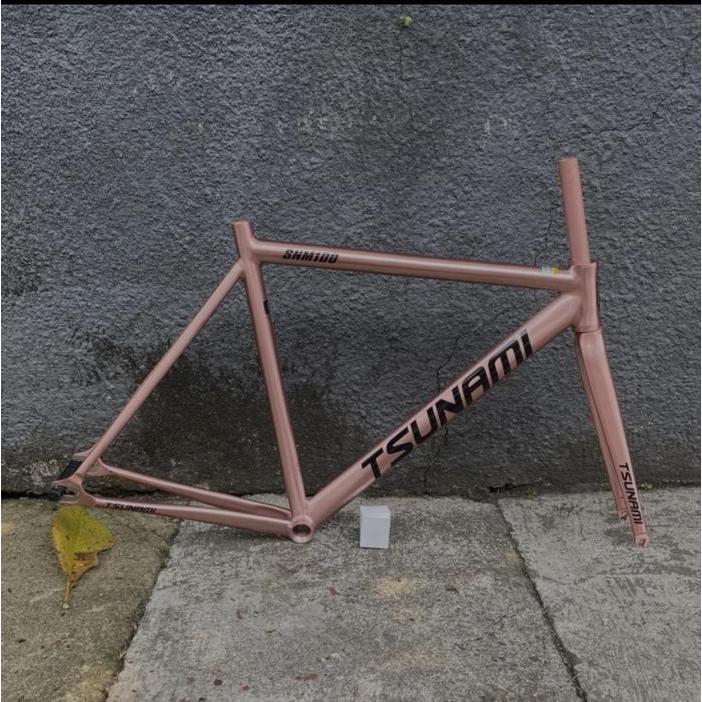 Frame tsunami SNM 100 alloy rose gold fixie