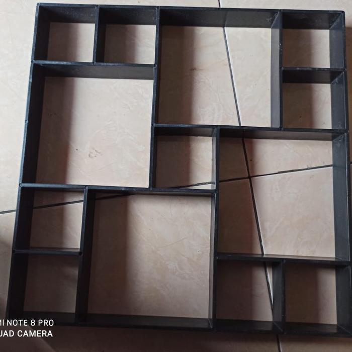 Cetakan Paving Block Diy Paving Blok Mudah Praktis Cetakan Jalan Teras Besi