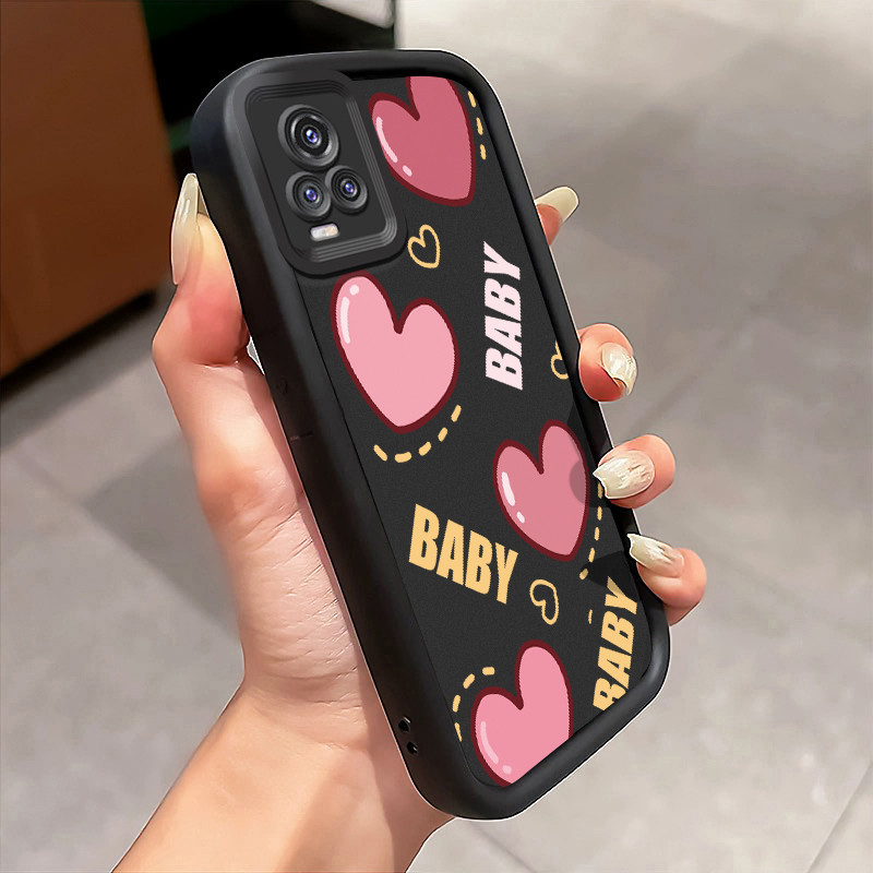 Casing Hp VIVO V20 VIVO V20 Pro Case Casing Graffiti Cinta pola Kasus HP Tangga Langit Mewah Silikon
