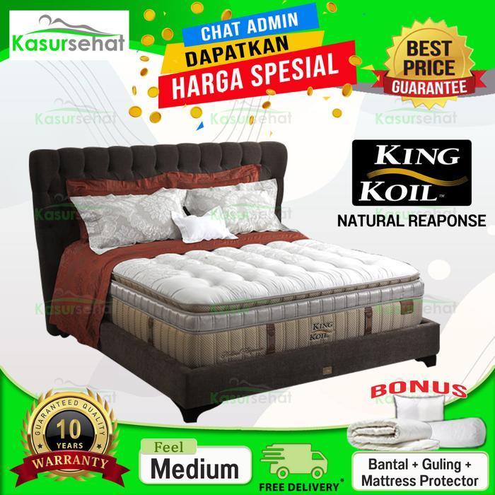 King Koil Kasur Springbed New Natural Response - Full Set 160 180 200 - Ukuran 160x200 - Ukuran 160x
