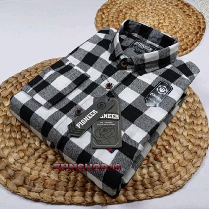 Promo Kemeja Flanel Lengan Panjang Couple Kemeja Flanel Pria & Wanita Kemeja Flanel Premium Original