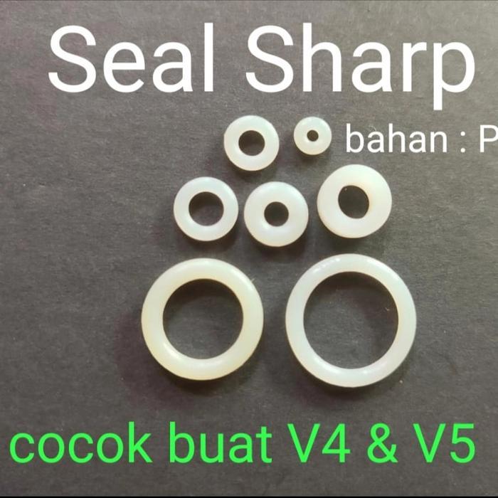 TOYONLY- Seal Pu Tabung Sharp Innova Tiger V5 - Sil Sharp Innova V5 Bahan Pu