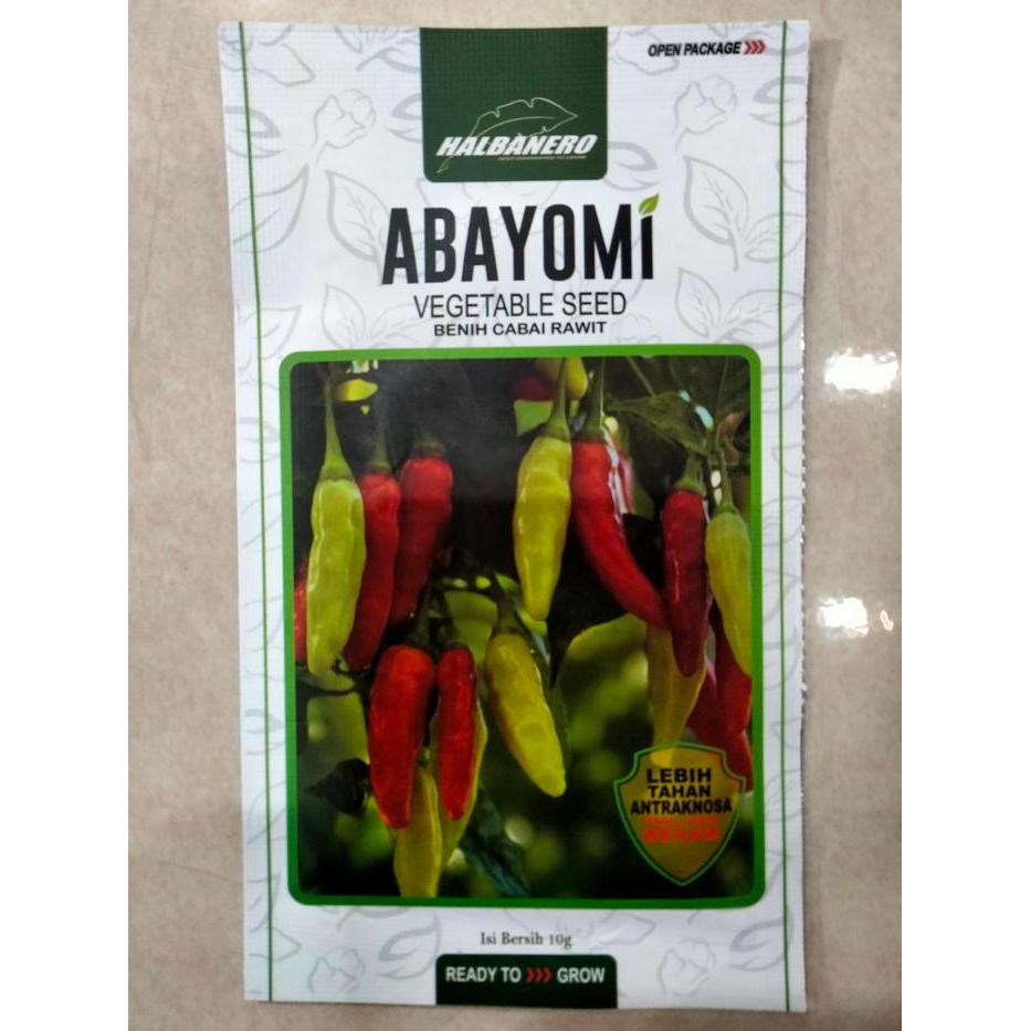 Benih Cabe Rawit ABAYOMI 10 Gram Halbanero - Bibit Cabai ABAYOMI crm