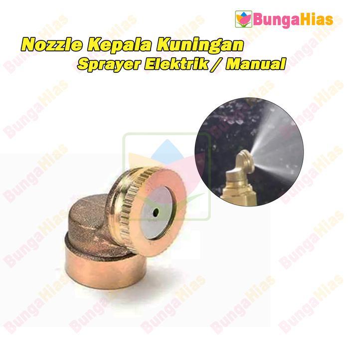 Nozzle Kepala Sprayer Kuningan Spuyer Elektrik Kompresor Hama SPR-105