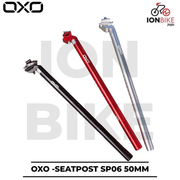 Oxo Sp06 Seatpost 25.4 27.2 Alloy 500Mm Panjang Ringan Sp-06 Tiang Sadel Saddle 500 Mm Sedel 25.4Mm