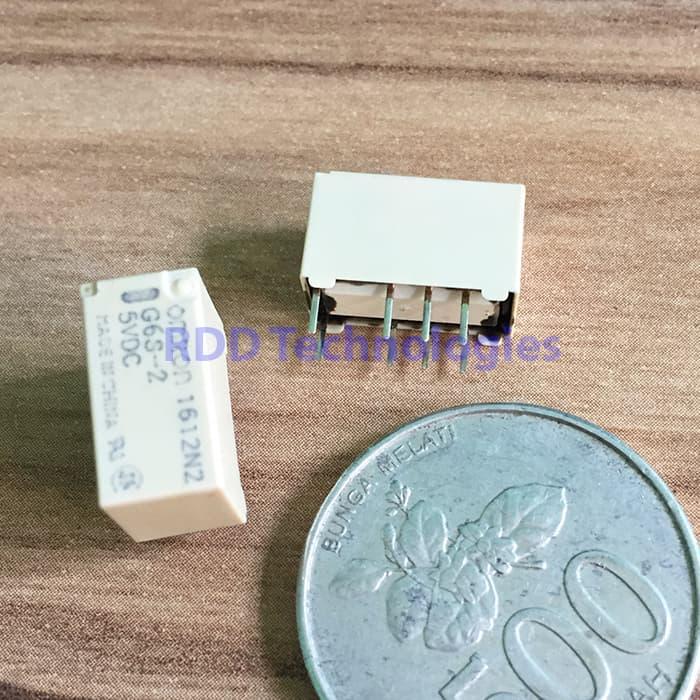 ototr- Mini Relay Omron G6S-2 5V Dc Dpdt