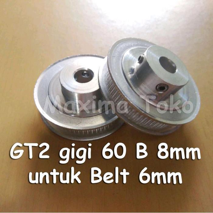 ototr- Timing Pulley Gt2 60 Teeth Bore 8Mm 2Gt 60T