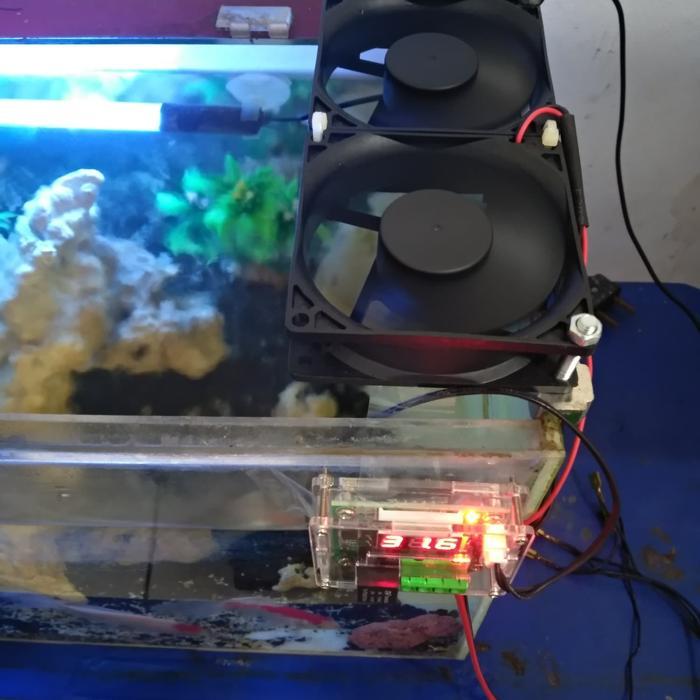 KIPAS KIPAS AQUASCAPE FAN AQUARIUM OTOMATIS SUHU