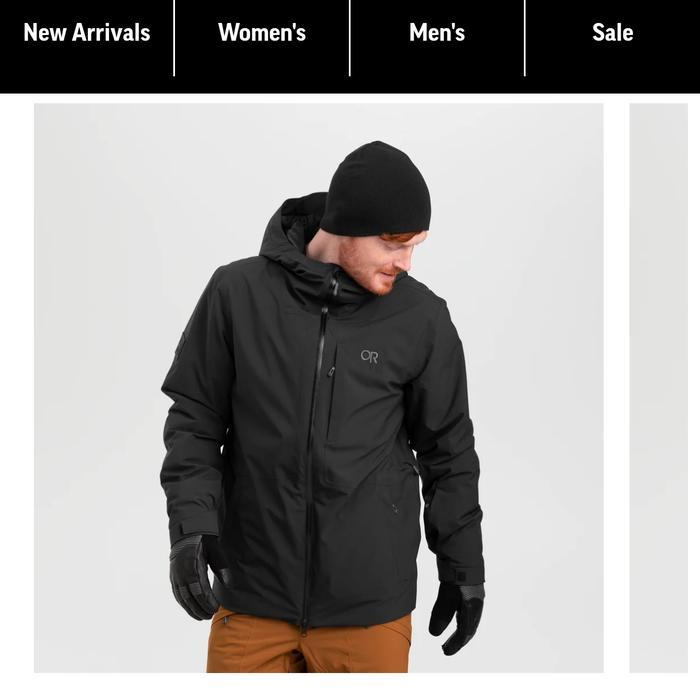 Jaket Gunung Outdoor research snowcrew