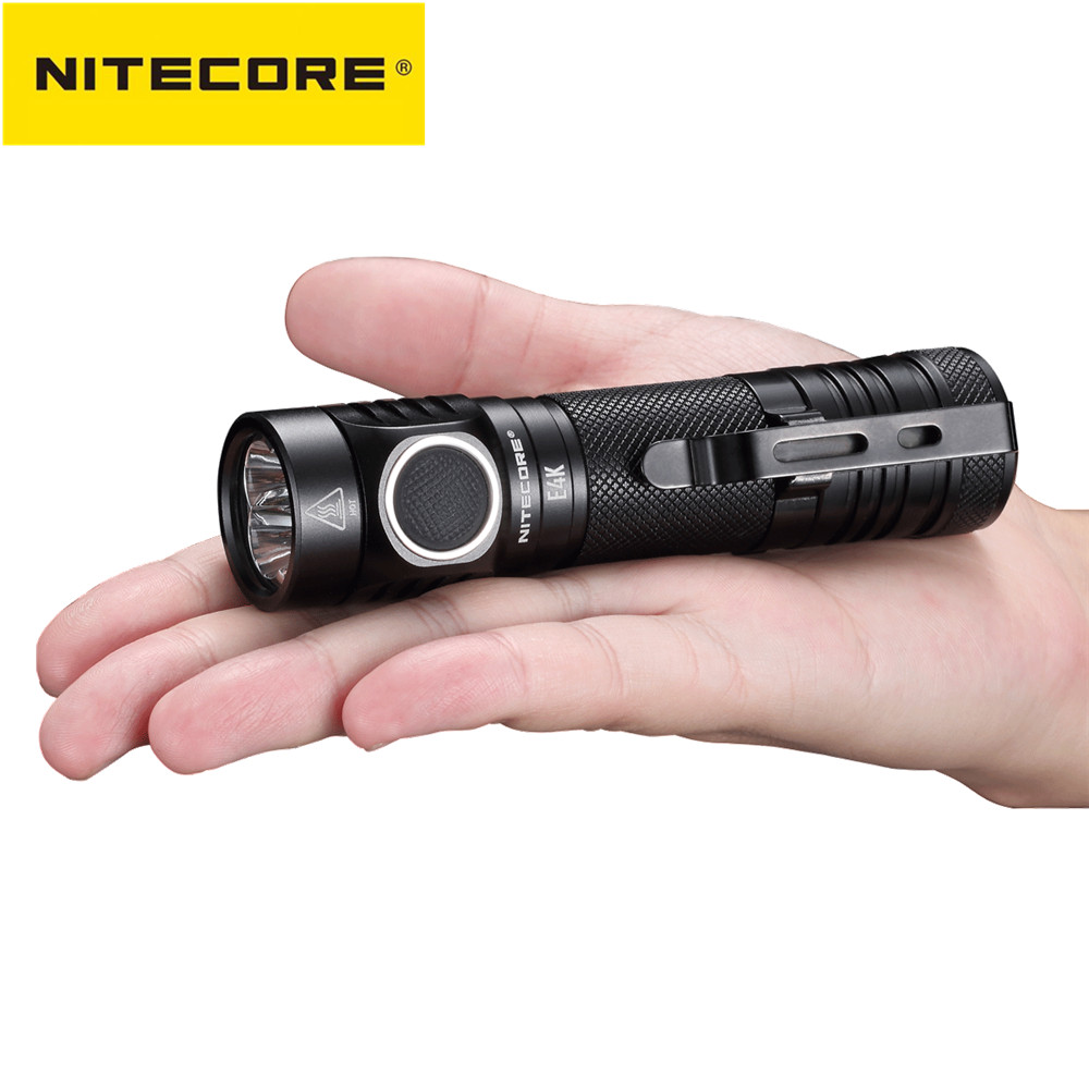 Nitecore E4K Flashlight Powerful Flashlight Tactical Flashlight Poket