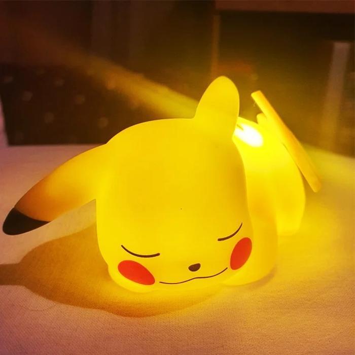 [Voucher] Lampu Tidur Karakter Gemoy Mini / Lampu Pikachu Mini / Lampu Tidur LED
