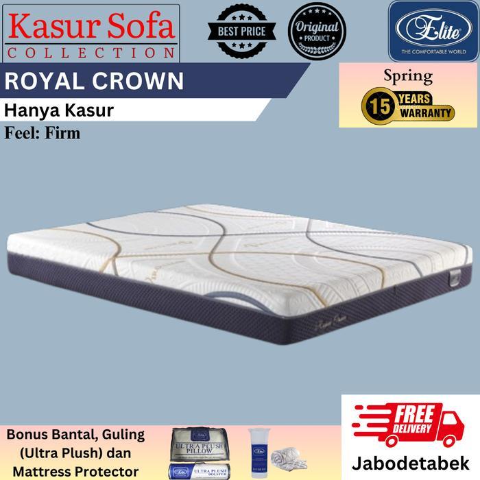 Elite Royal Crown (Hanya Kasur)/Matrass/Mattress/Springbed Latex (Firm)