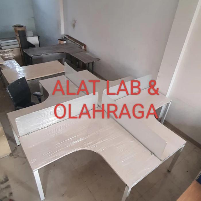 Meja Kerja Kantor Meja Sekolah Meja Guru Hpl Meja Workstation Hpl