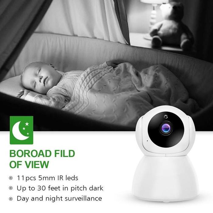 Geren Snowman V380 Pro Cctv Mini Smart Indoor Ip Camera Full Hd 1440P 3Mp Ptz Kamera 360 Lihat