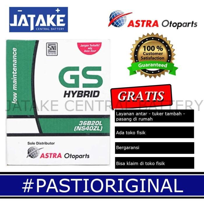 Aki Basah Honda Brio Mobilio Brv Jazz Freed Ns40Zl Gs Astra Hybrid