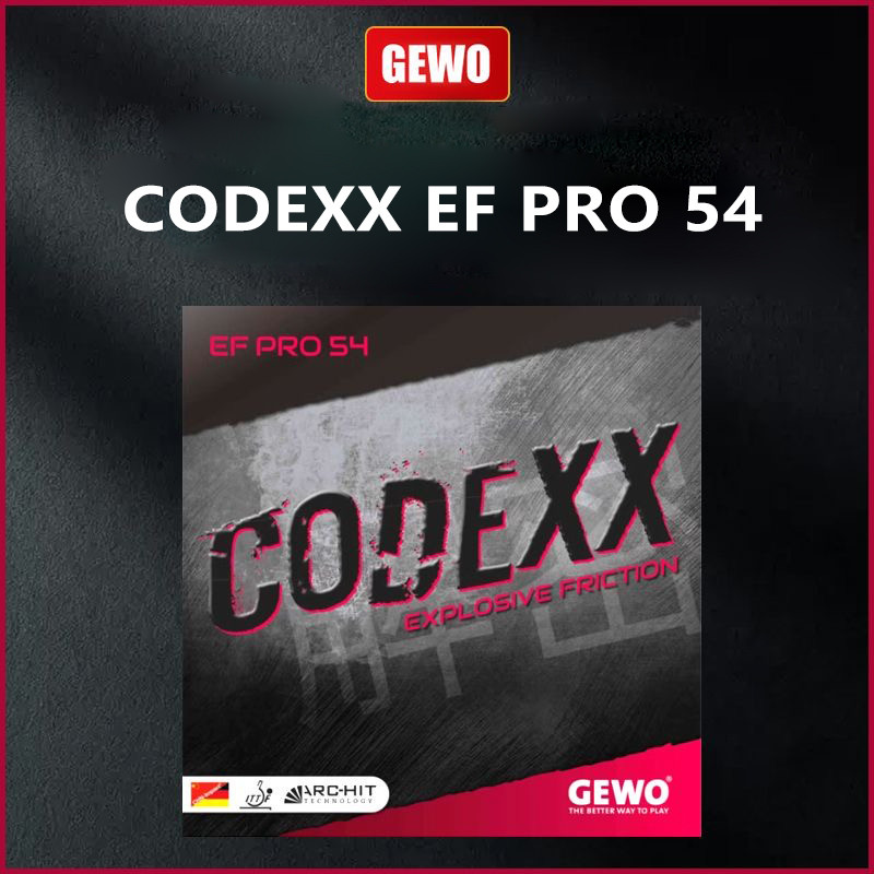 Original Gewo Exx Pro 54 Explos Friction Sticky Table Tennis Rubber Gewo E Xx Pro 54 Ping Pong Cake