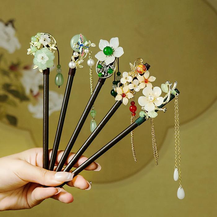 TUSUK KONDE JEPANG AKSESORIES RAMBUT ORIENTAL CHINA COSPLAY CHEONGSAM