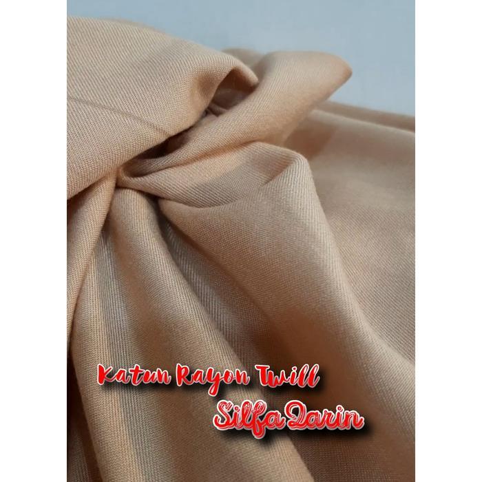 KAIN KATUN RAYON TWILL PREMIUM / KAIN BAHAN KATUN RAYON TWILL POLOS KODE 78