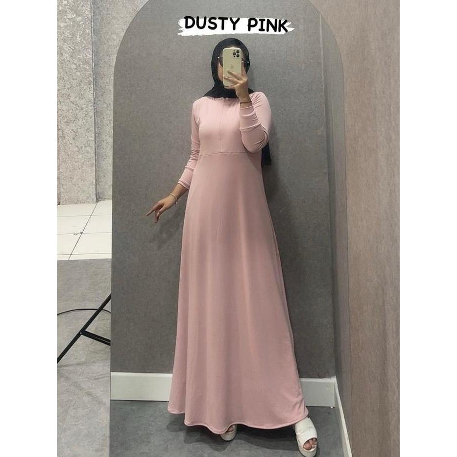 MUSLIFIX- Inner Gamis Lokal Brand Inner Gamis Baju Muslim Baju Dalaman Gamis Polos Baju Gamis