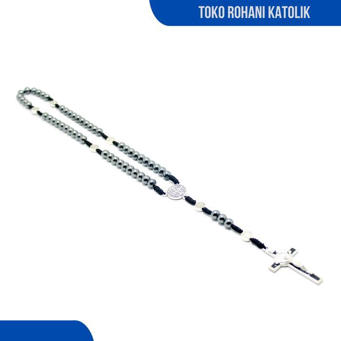 Promo Rosario Italy 8 Mm (Batu Blustin) / Rosario Katolik / Kalung Rosario Katolik / Rosario Premium