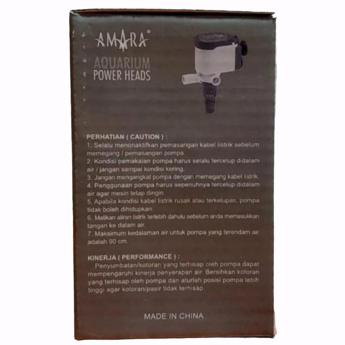AMARA AM 1800 A POWER HEAD POMPA CELUP AQUARIUM AMARA 1800A AMARA 1800