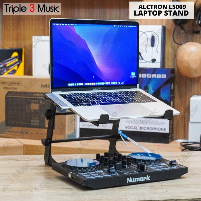 ALCTRON LS009 STAND LAPTOP STAND ALAT DJ CONTROLLER LIVE STREAMING