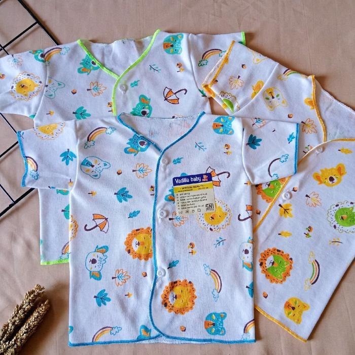 BERKUALITAS Promo TERBARU 6 Pcs & 12 Pcs/1Lusin Baju Bayi Baru Lahir/Baju Yukensi Bayi Baru Lahir