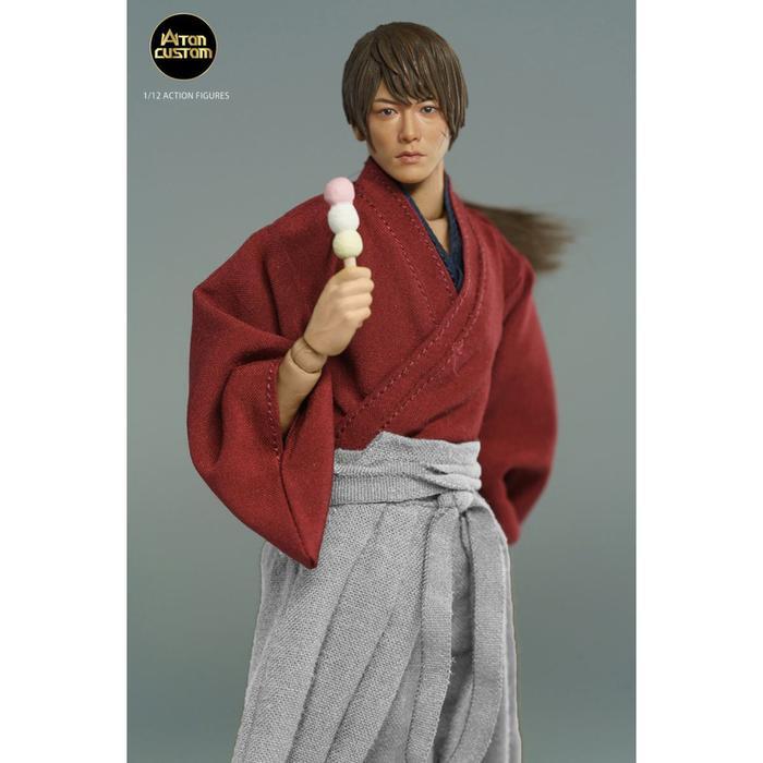 Aton Custom AT Customs 1/12 Rurouni Kenshin Himura Samurai X Kenshi Takeru Satoh Action Figure bukan