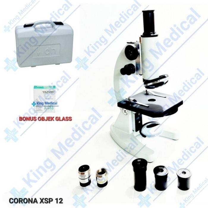 MIKROSKOP CAHAYA XSP 12/MIKROSKOP MONOKULER SMP SMA PEMBESARAN 500X