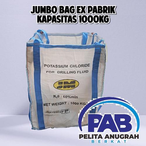 Tas Karung Jumbo Bag Tebal Kuat Ex Pabrik Kondisi 95% Bagus Kantong Jumbo 1 ton 500kg