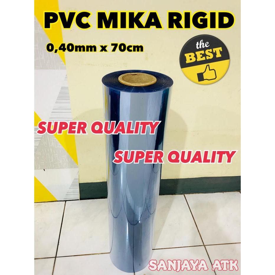 o8ap- Pvc Mika Rigid Mika Meteran 0,40Mm X 70Cm
