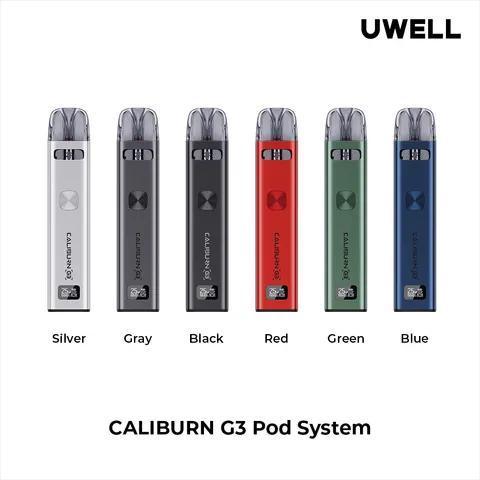 UWELL CALIBURN G3 POD KIT 25W 900MAH AUTHENTIC 100%