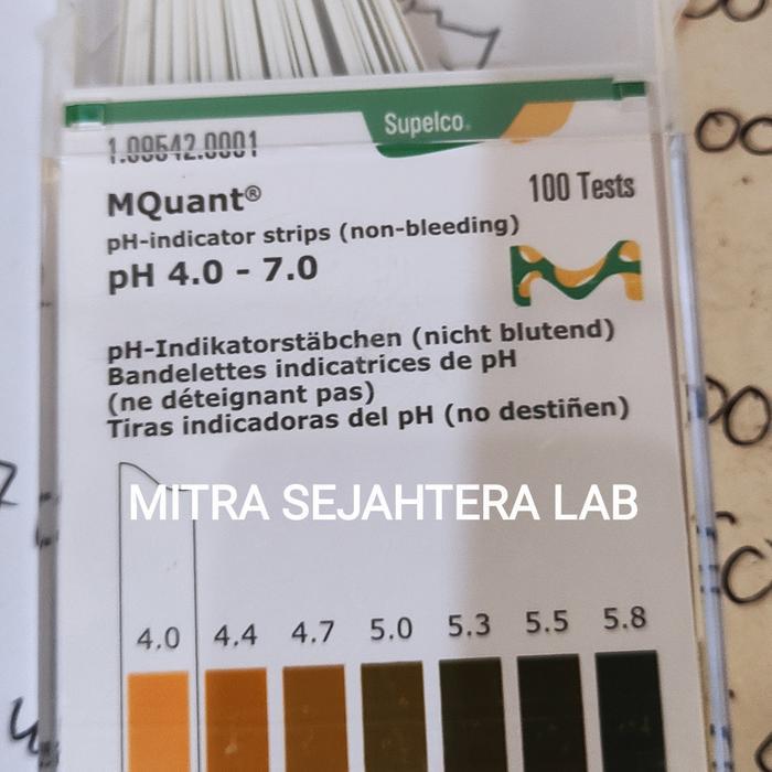 pH Paper Indicator Strip 4 - 7 Merck 109542 pH Paper Indikator 1.09542