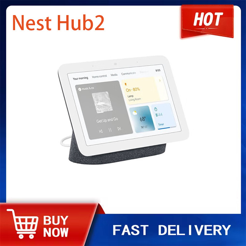 Google Home Nest Hub 2Nd Generation Smart Home Wireless Speaker 7-Inch Nest Hub