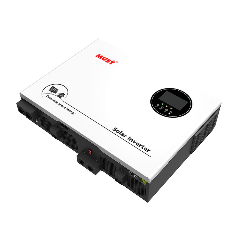 Must Pv1800 Pro 10Kw 450V Hybrid Off Grid Solar Inverter 12000W Dual Mppt Input 200A Charge