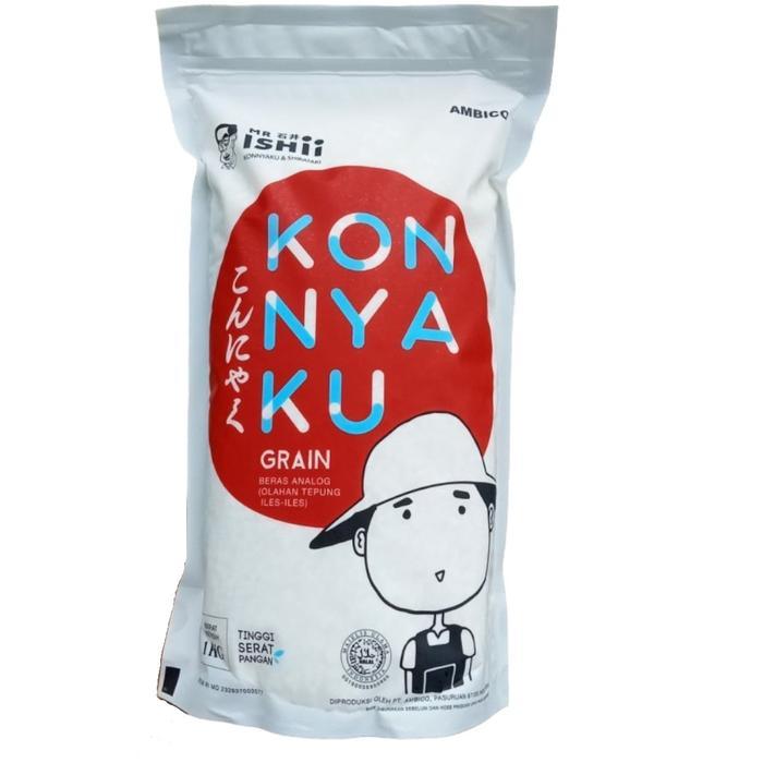 5z7d- Shirataki Rice 1Kg / Beras Shirataki Kemasan 1000Gr 1Kg / Beras Shirataki 1Kg