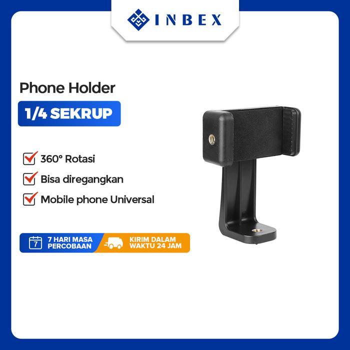 INBEX Tripod Phone Holder/Tripod Mount Adapter Smartphone Holder