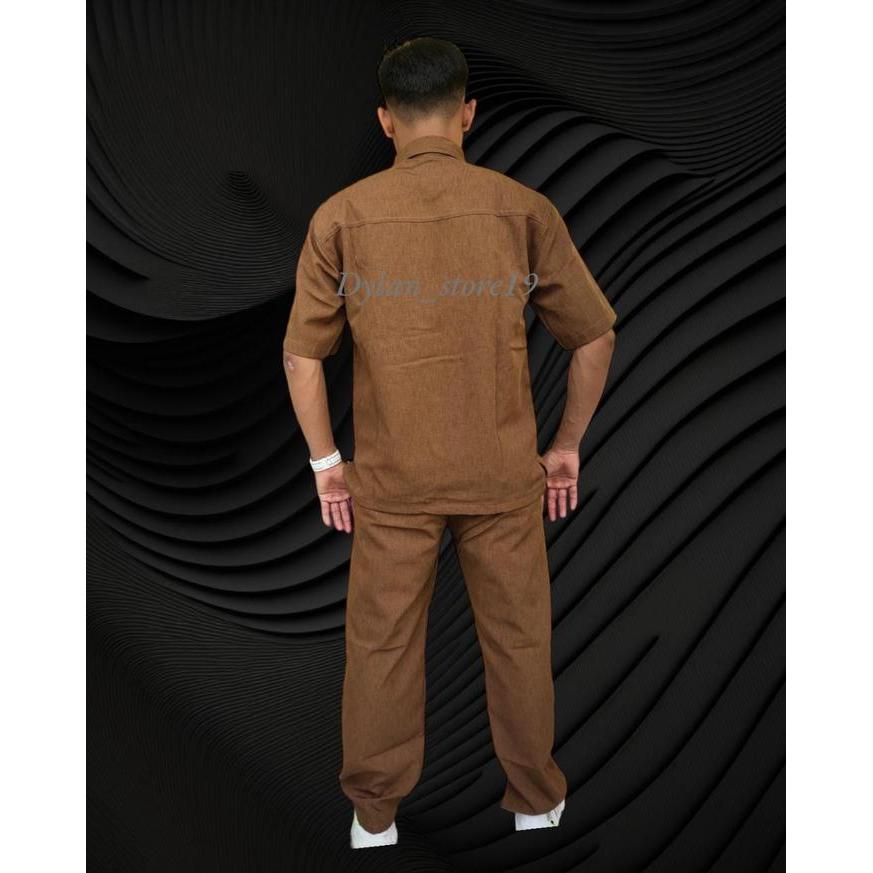 Promo Seragam Pns Seragam Pemda Pria Khaki/Celana Pns Keki /Kemeja Pns Keki Original