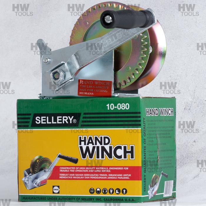 Hand Winch / Boat Winch / Kerekan Katrol 1200 Lbs Sellery 10-080