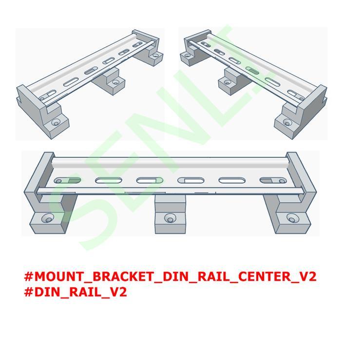 News Mount Bracket Din Rail Center V2