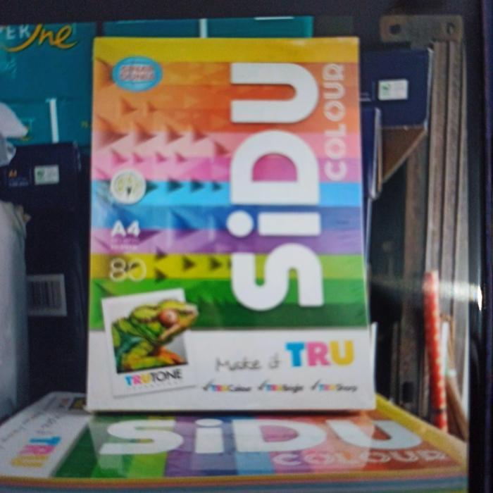 ptbtr- Kertas A4 80 Sidu Warna-- Warni Isi 250 Lbr