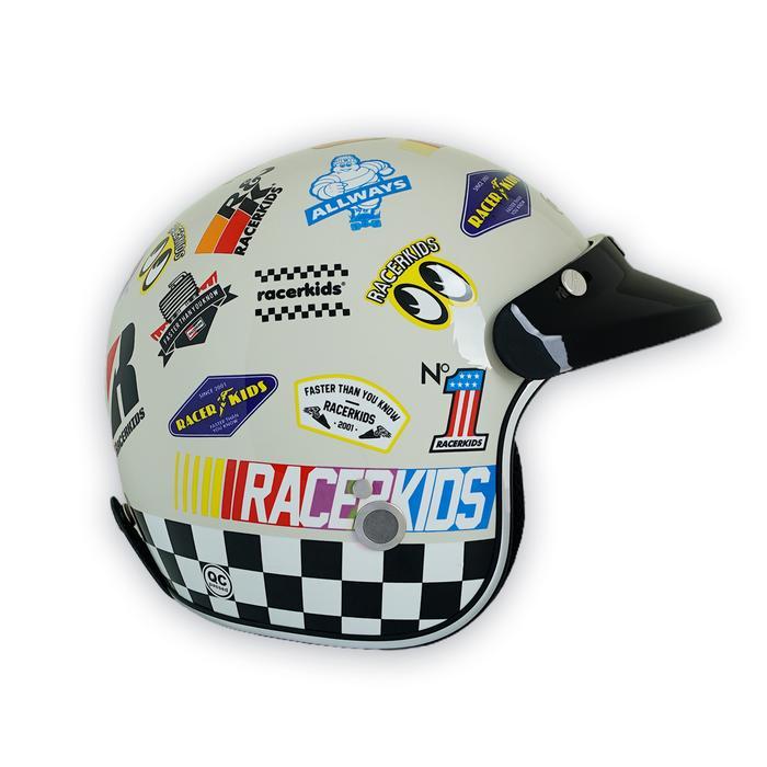 Marzano Helmet - Helm Retro Marzano X Racerkids