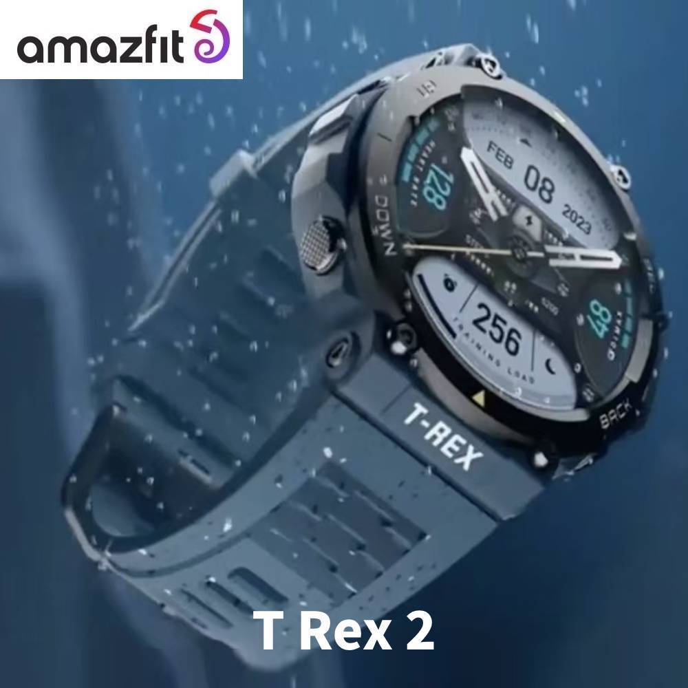 Original Amazfit T Rex 2 Outdoor Gps Smartwatch 150+Built-In Sports Modes Smart Watch For Android