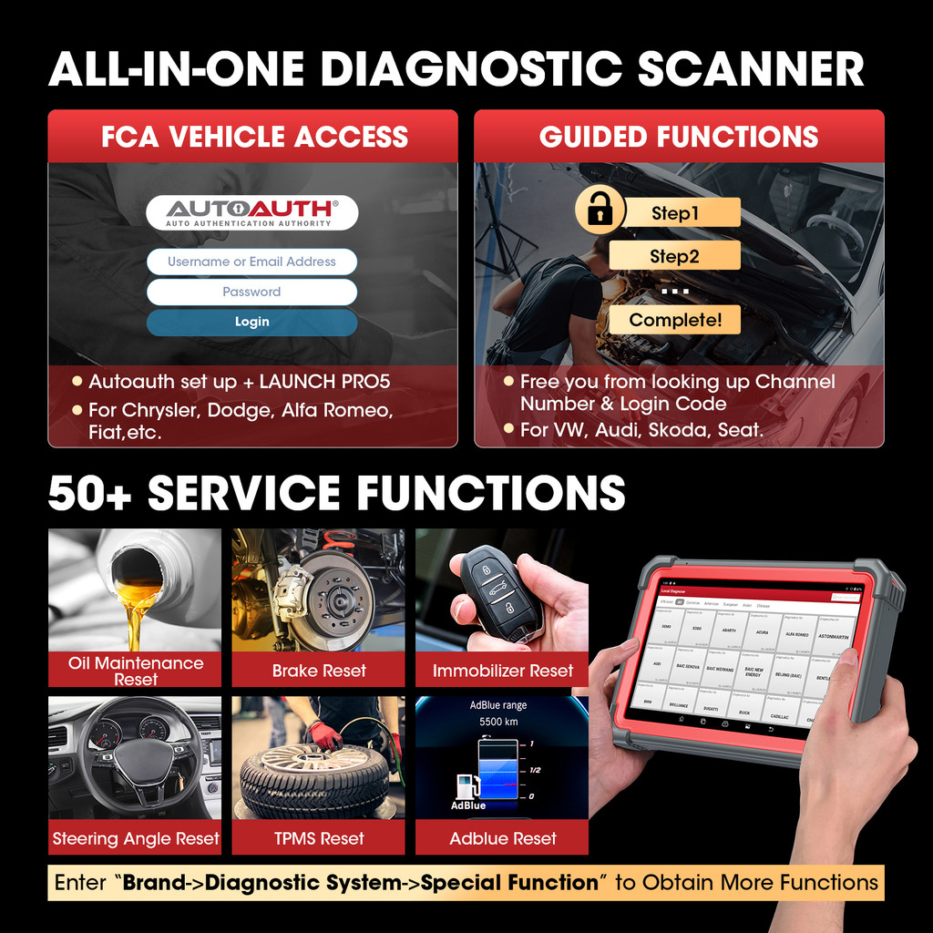 - Launch X431 Key Programming Tool X431 Pro5 Smartlink & X-Prog3 Car Diagnostic Tool All Key Lost