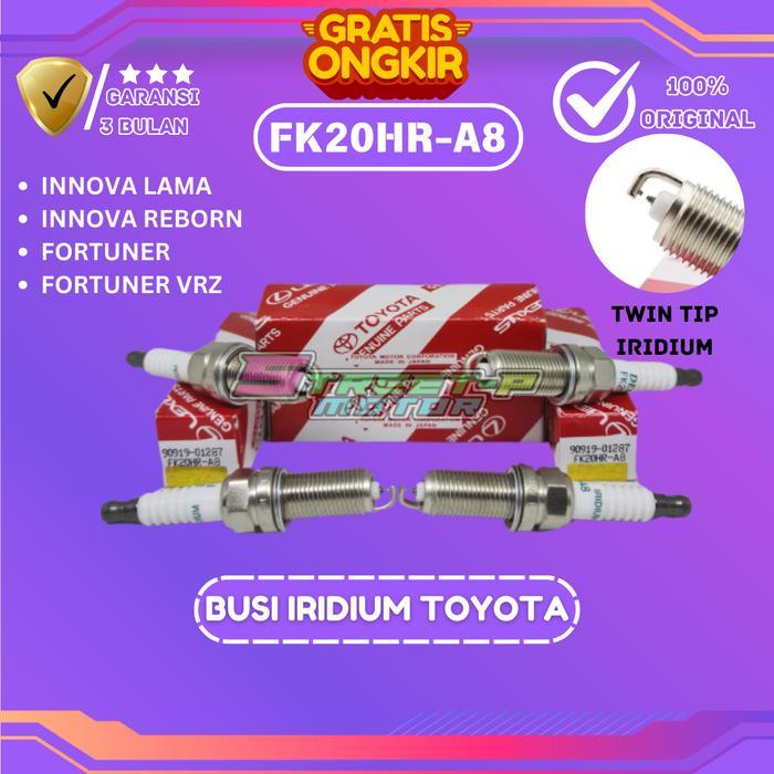 Busi Iridium Original Toyota Segel Hologram Innova , Inova , Innova Reborn , Inova Reborn , Fortuner