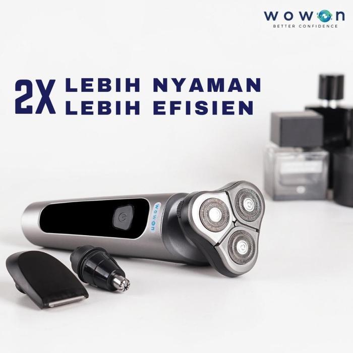 czdc- Wowon 4In1 Pro Series Electric Shaver (Alat Cukuran Jenggot Dan Kumis) Pencukur