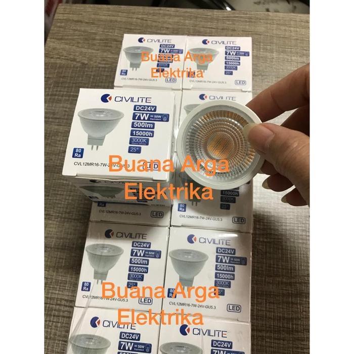 siy4- Lampu Civilite 12 Mr-16 24V 7W