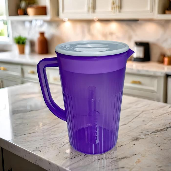 Anti pecah  Teko plastik 2.4 LITER / Teko plastik murah / Teko plastik warna / Teko air minum Merah