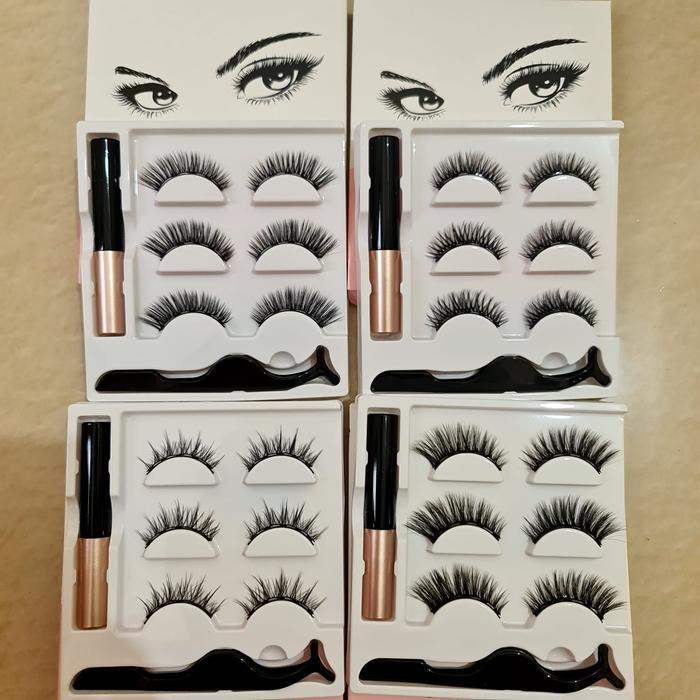 m1zhv- Bulu Mata Magnet / Bulu Mata Natural / Bulu Mata Eyelash Magnetic